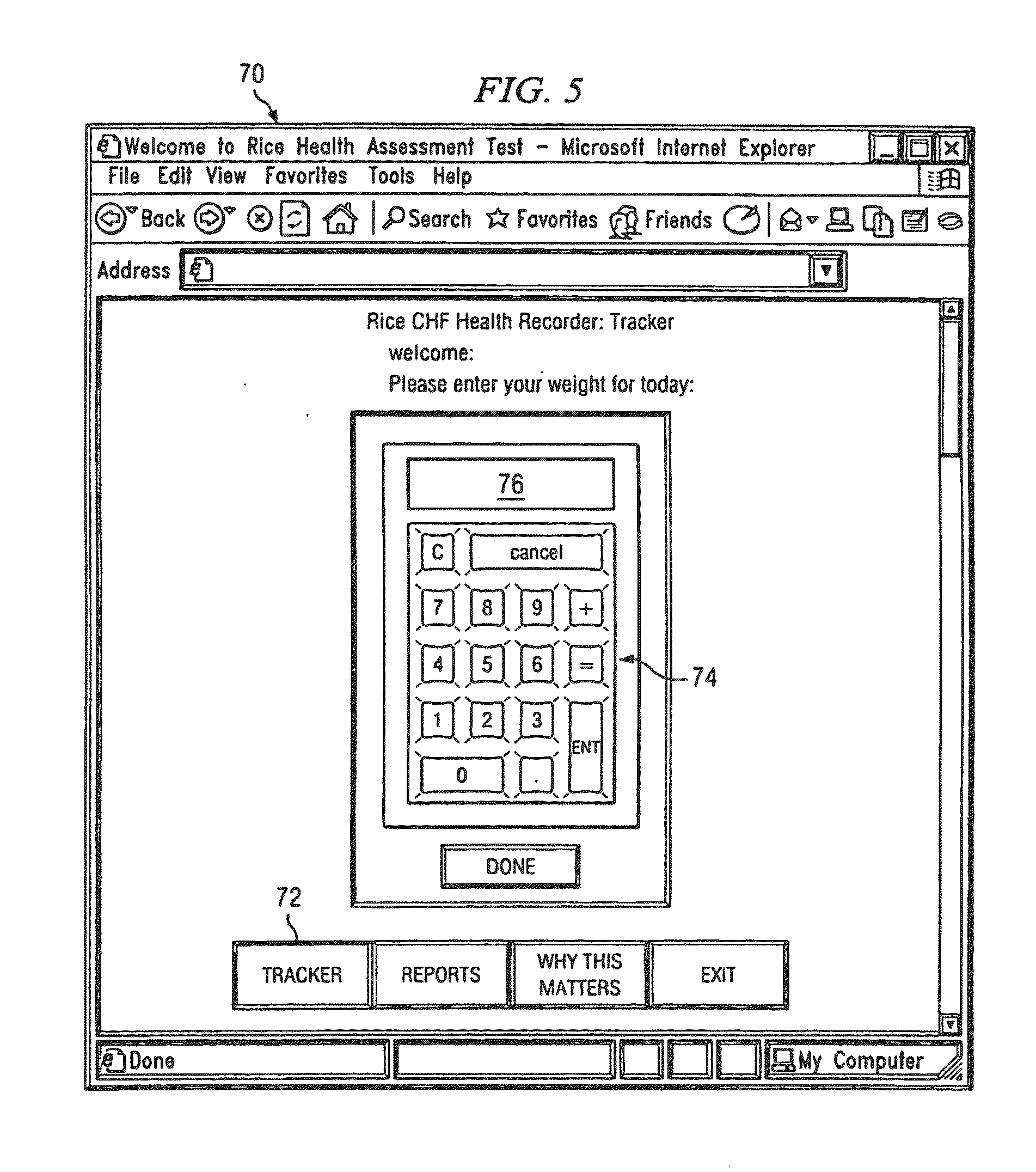 Method and system for identifying volatility in medical data