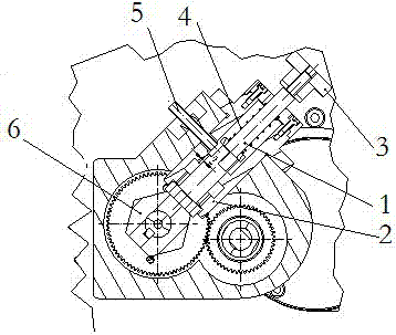 Tool holder structure for dry cutting gear hobbing machine