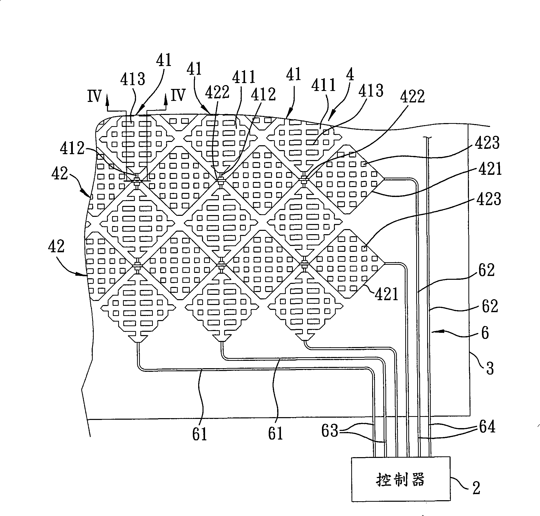 Transparent touching control panel device