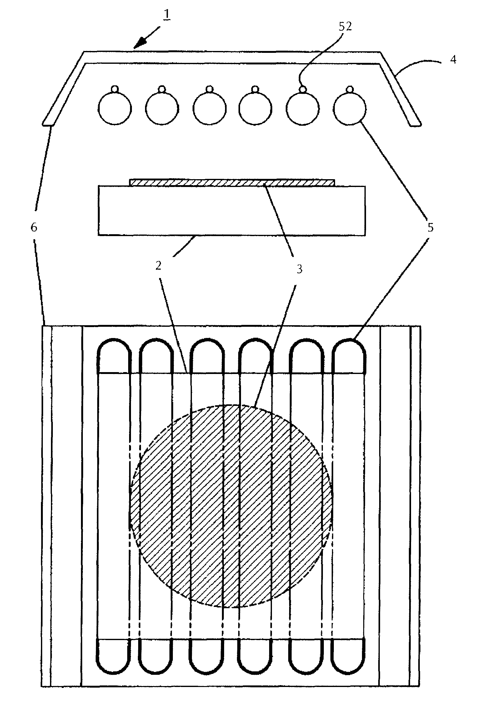 Substrate heating device and substrate heating method