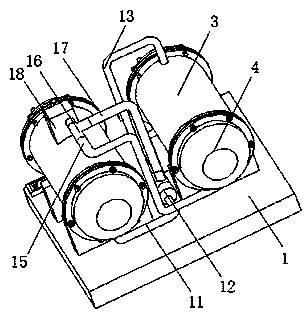 Double-unit pipe shell condenser and use method thereof