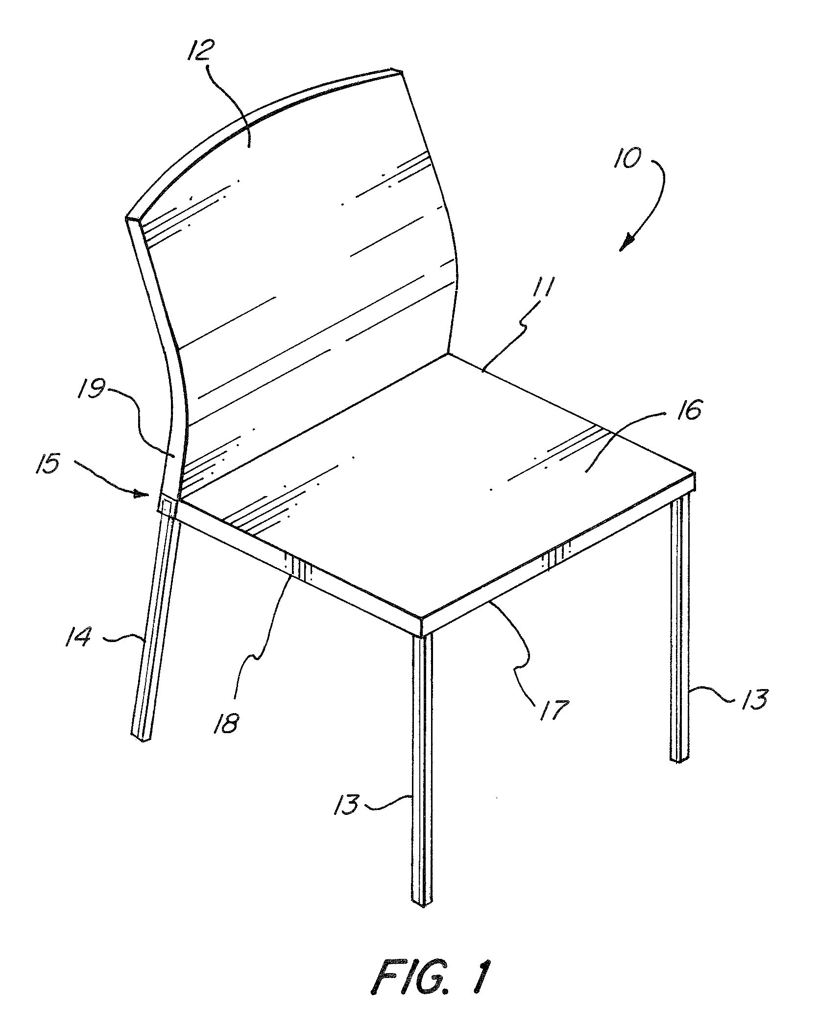 Stackable chair with telescopic leg mechanism