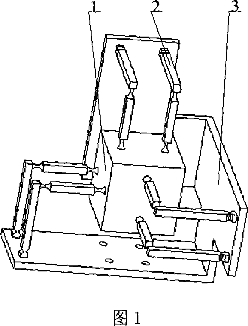 Six dimensional crossing decoupling RSS force sensor