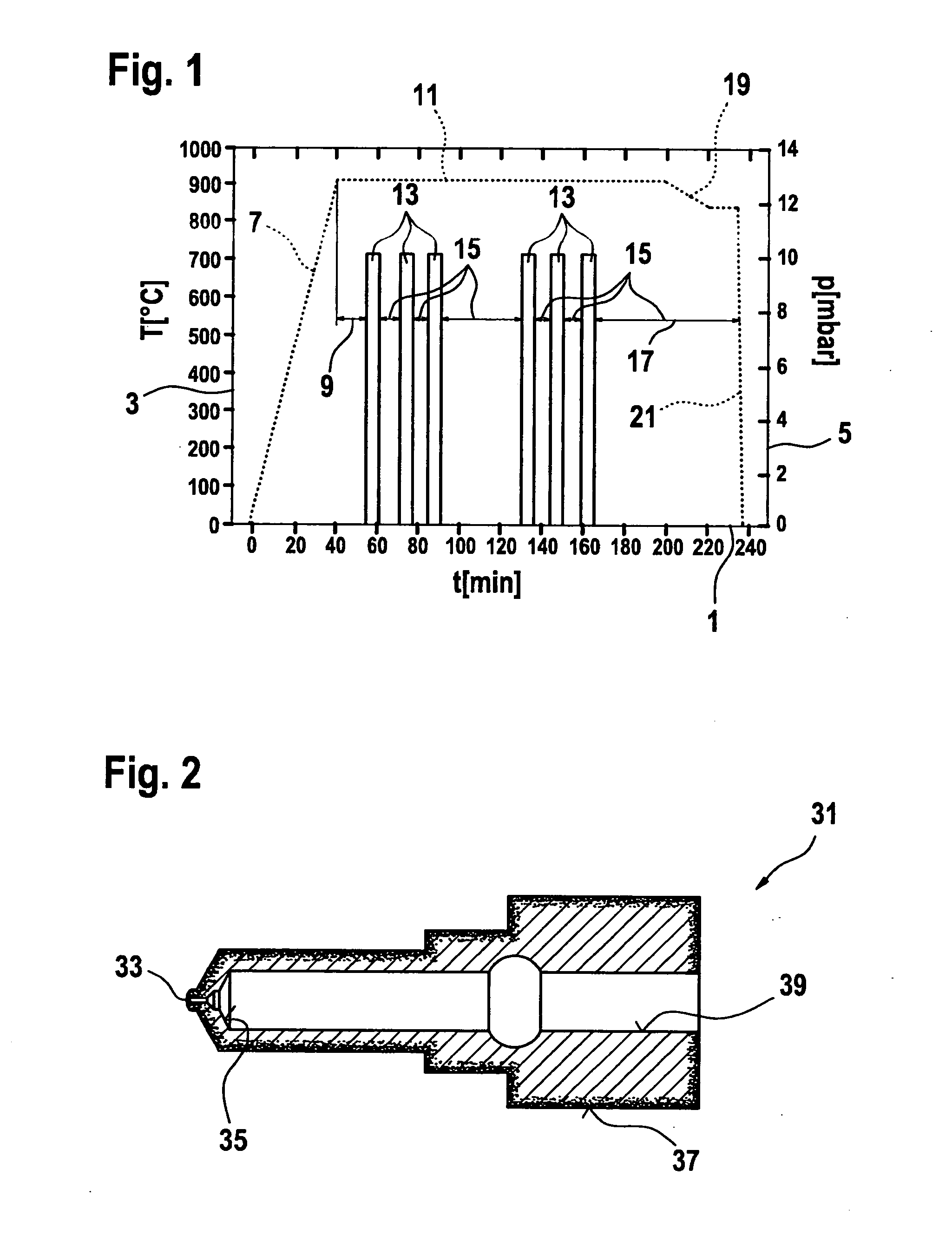 Method for carburizing workpieces and its application