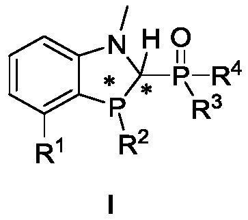 Benzozaphosphorophosphine oxygen ligand and its complex, preparation method and application