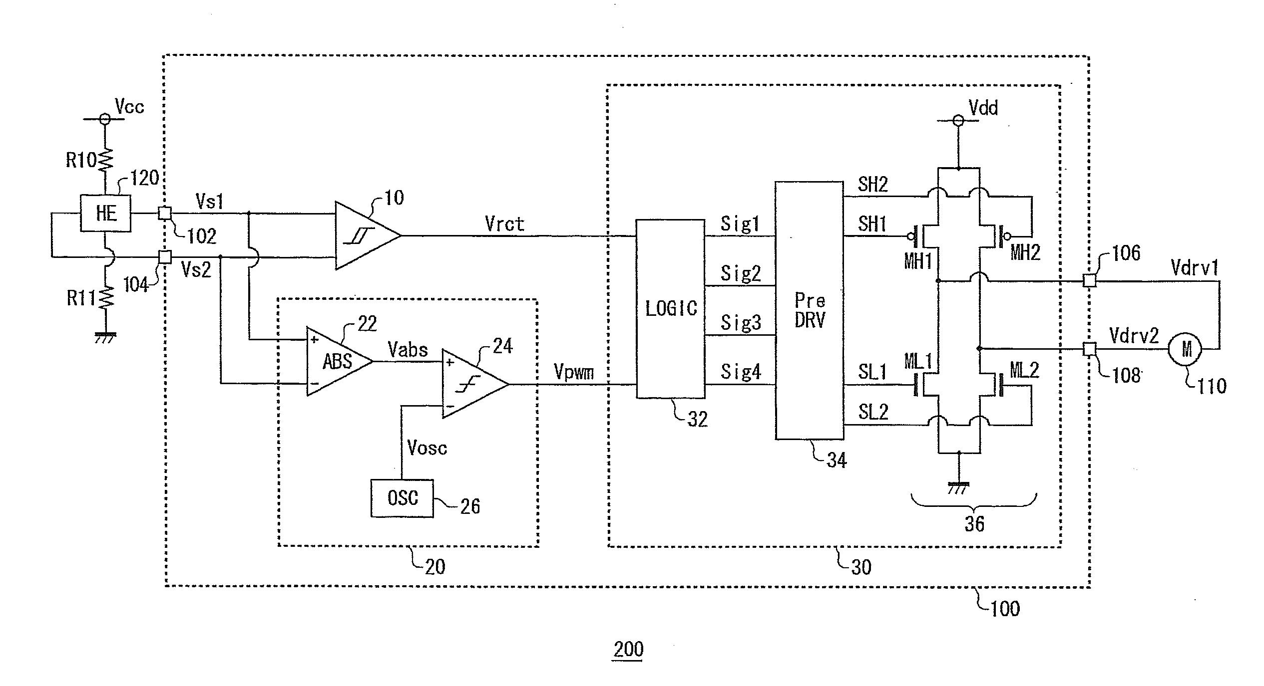 Motor drive device