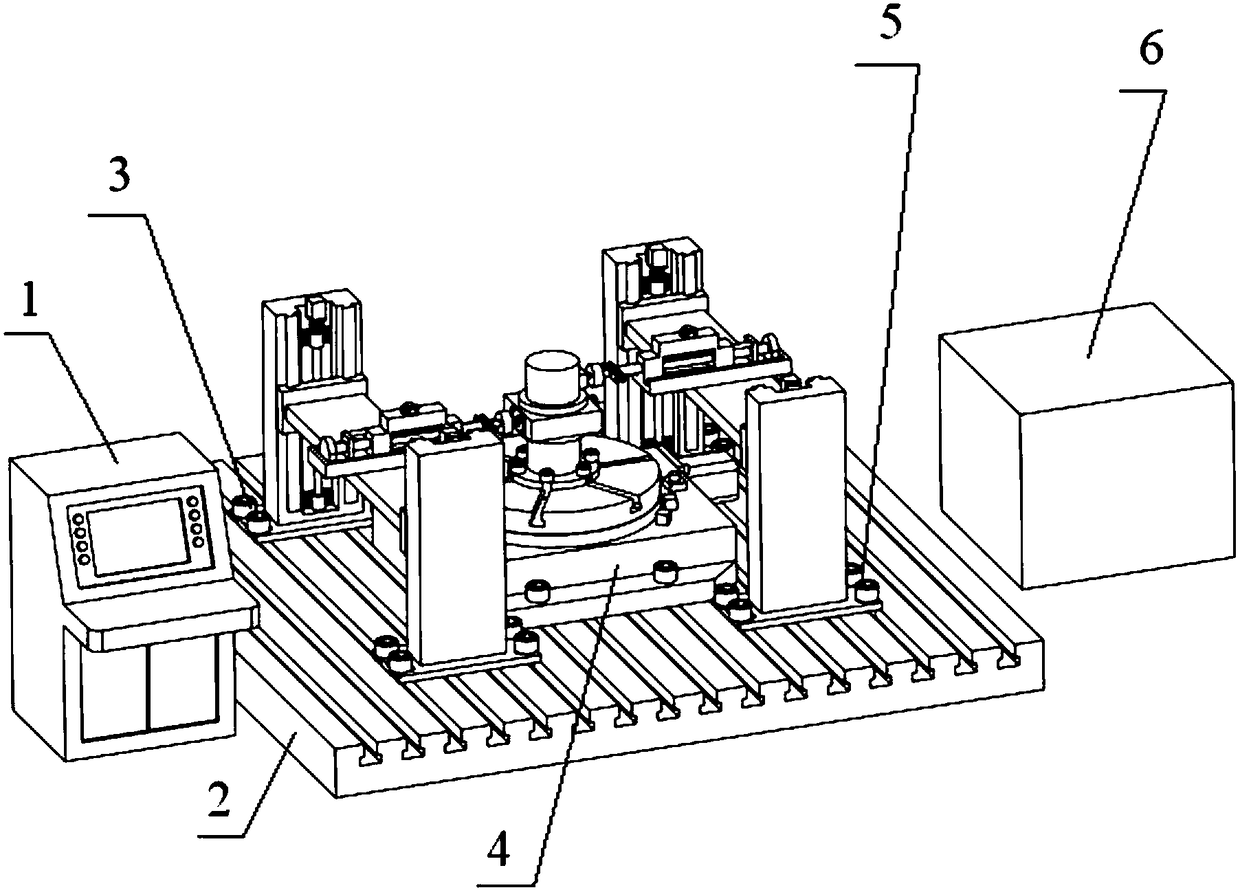 A quick detection device for the performance of the rotary table of CNC machine tools