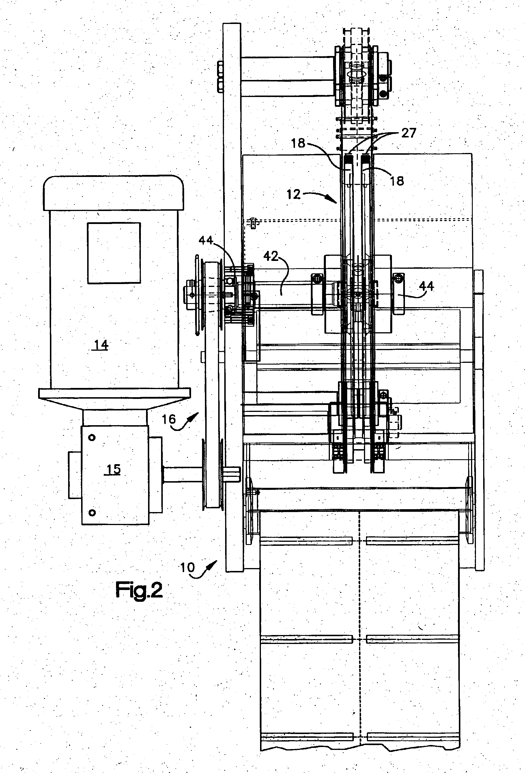 Fluid filled unit formation machine and process