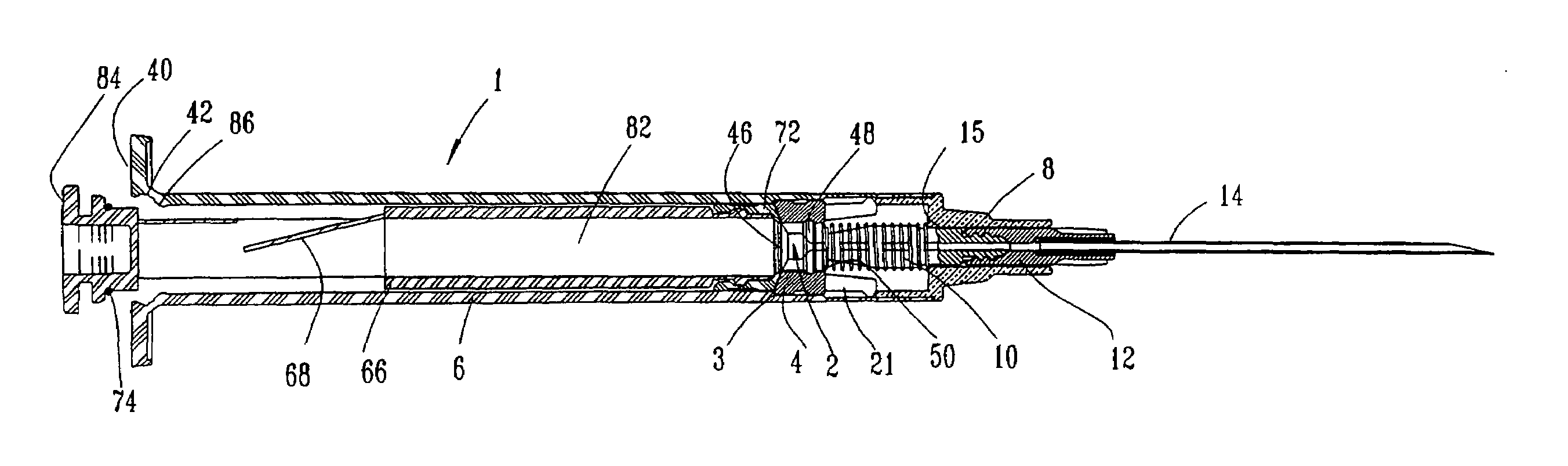 Interchangeable needle safety syringe