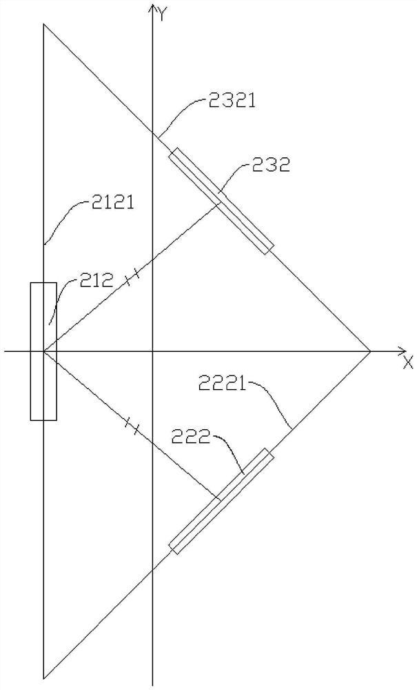 Mask stage vibration isolation device of photoetching machine