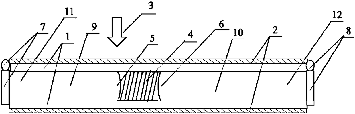 Optical microfluidic composite pipe channel