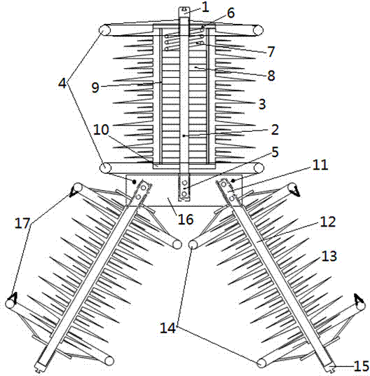 Composite insulator with functions of thunder prevention and icing flashover prevention