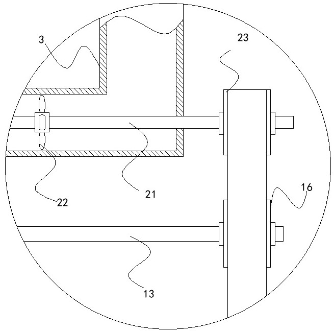 A non-woven fabric return device