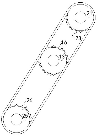 A non-woven fabric return device