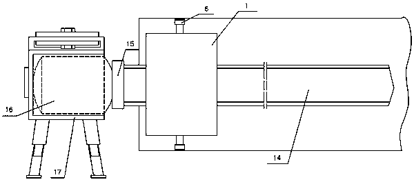 Descaling device for oilfield water pouring pipe and operation method