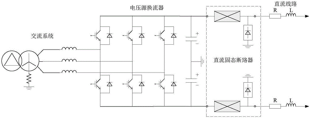 Direct-current solid-state circuit breaker with continuous current circuit