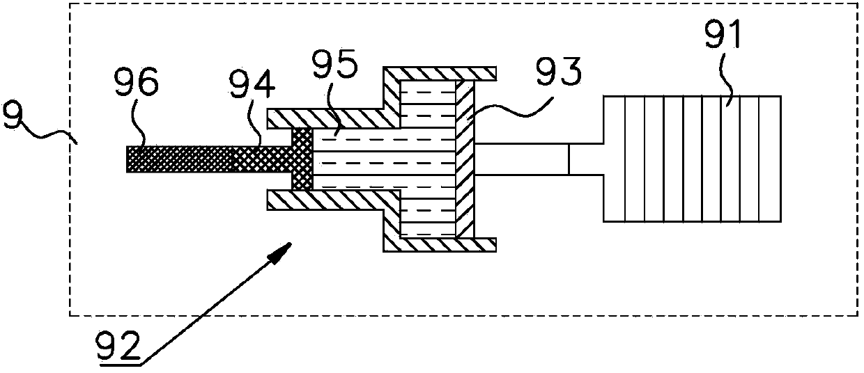 Ship propulsion shafting longitudinal vibration control device based on piezoelectric stack-hydraulic micro-displacement amplifier