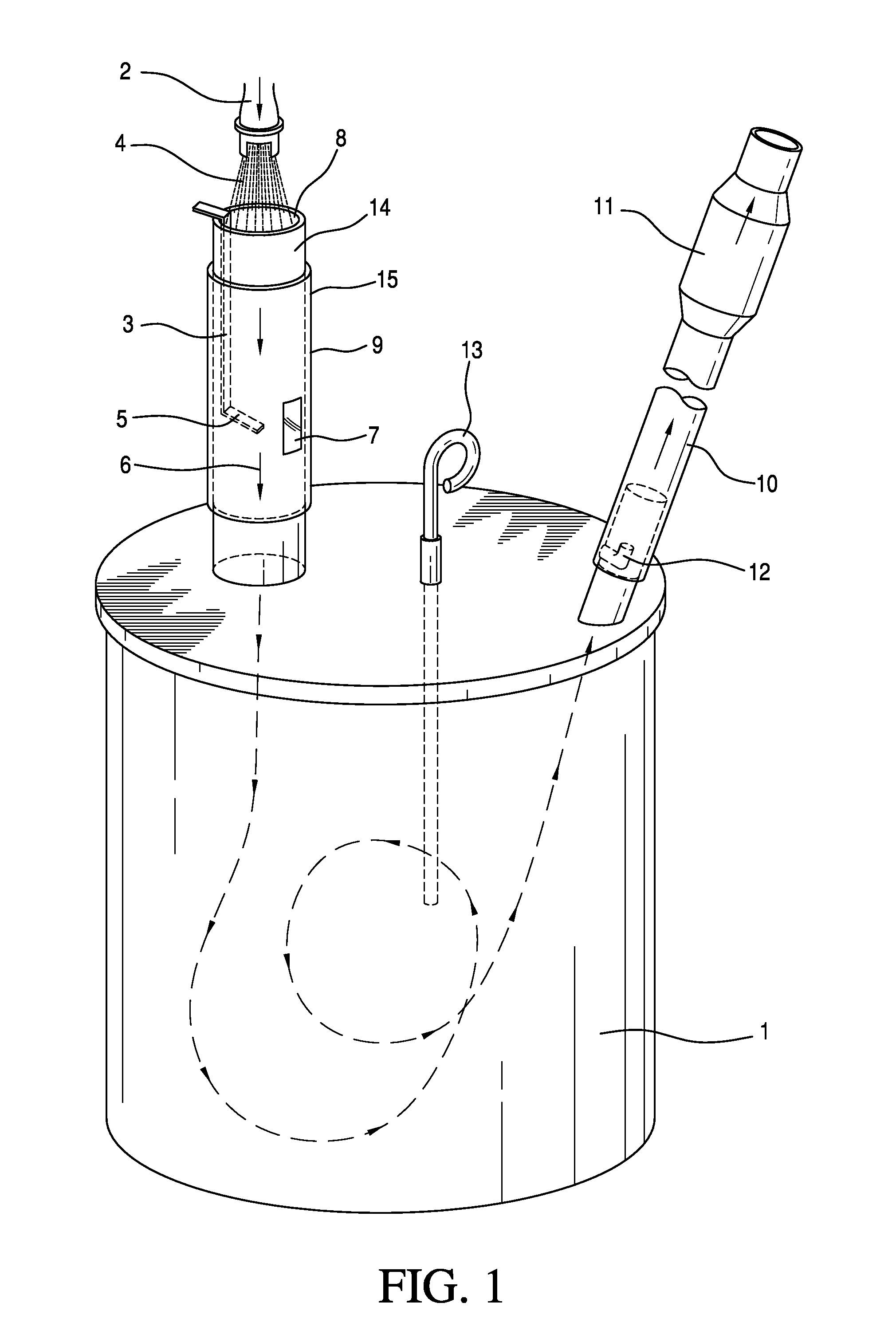 Device for collecting paint, lacquer and adhesive residues out of paint, lacquer, and adhesive guns, particularly guns connectable to a hose