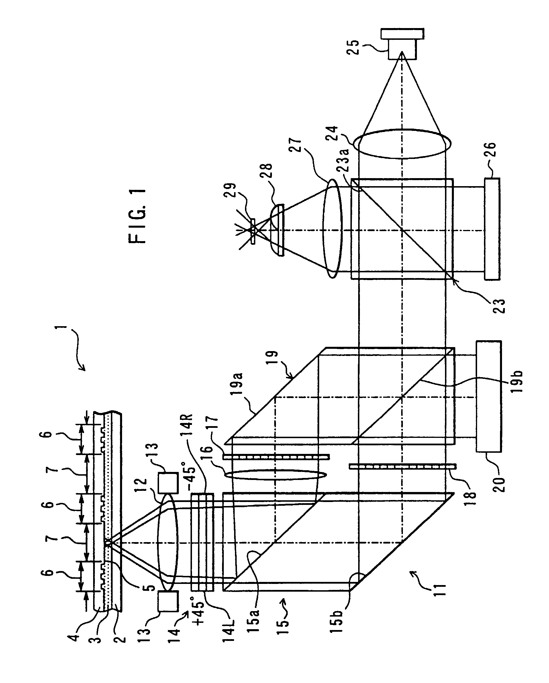Apparatus for recording optical information