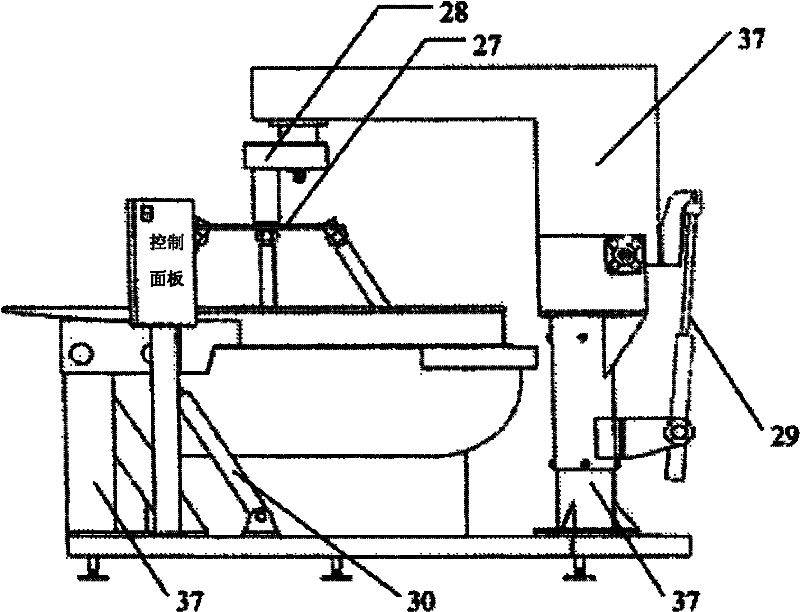 Processing equipment and method for industrialized production of dried cheese
