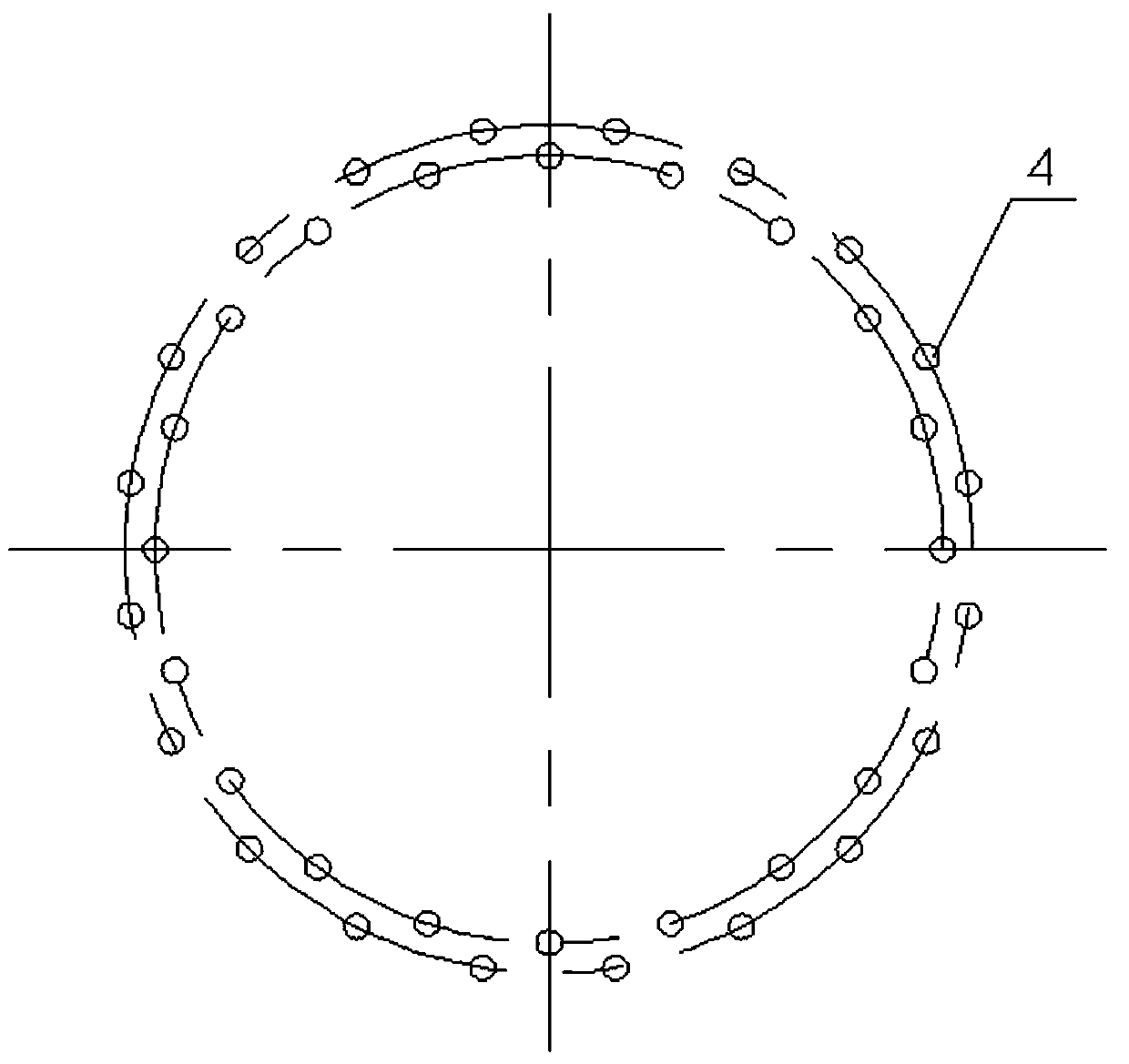 Rotary table bearing with high limit speed