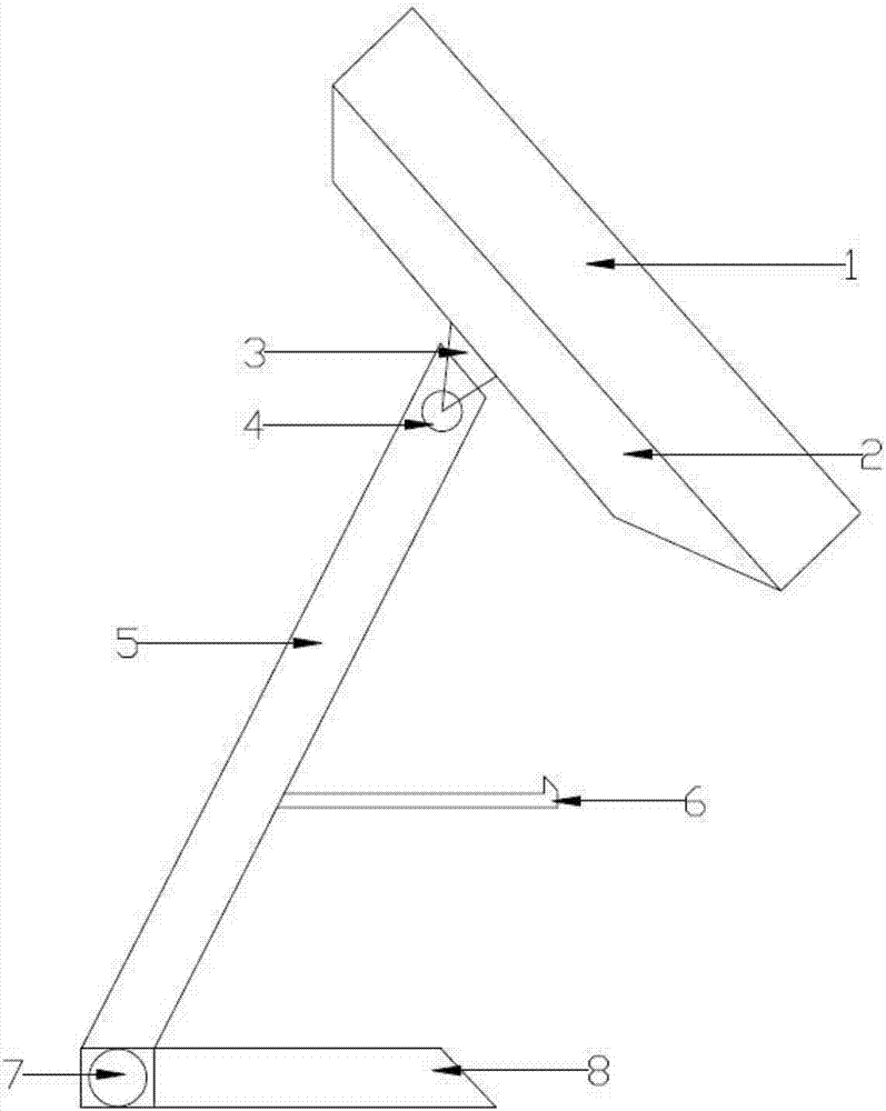 Angle adjustable computer support