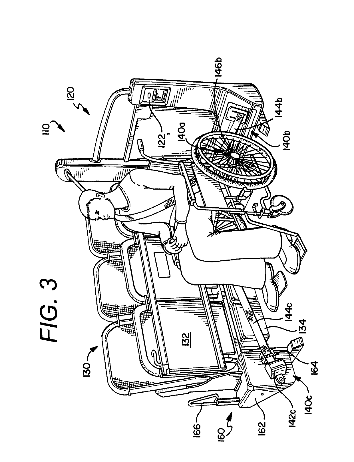 Wheelchair Passenger Securement System With Movable Bumper