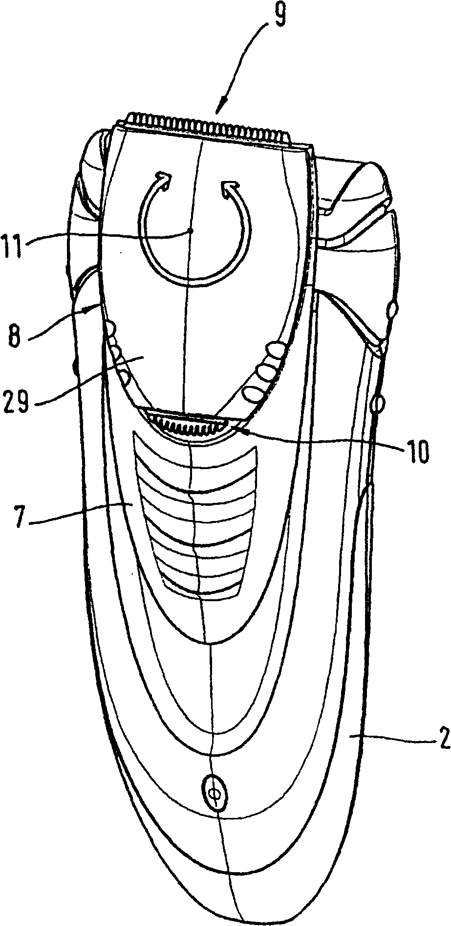 Electrical hair cutting appliance