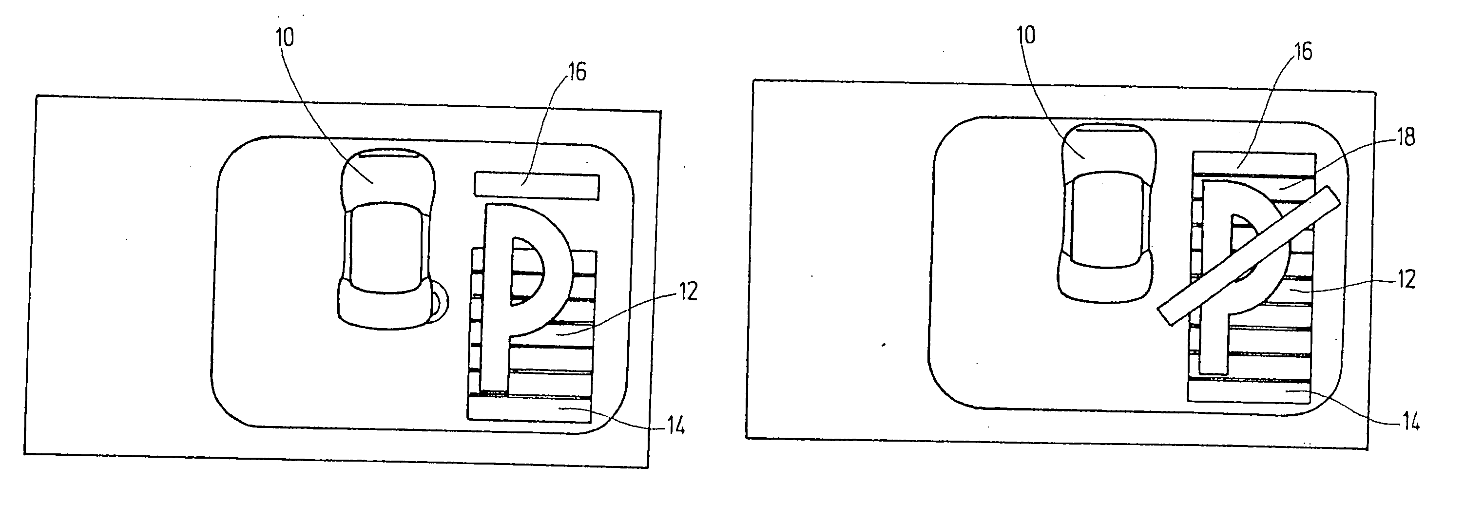 Method for providing information for parallel parking of a vehicle