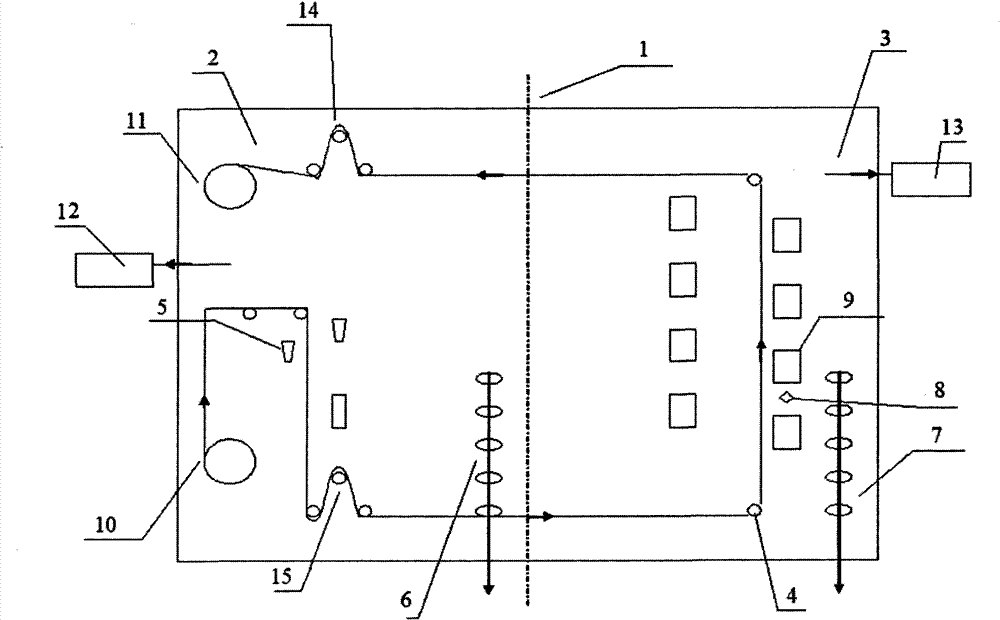 Production method and device of metallic binderless wire drawing film