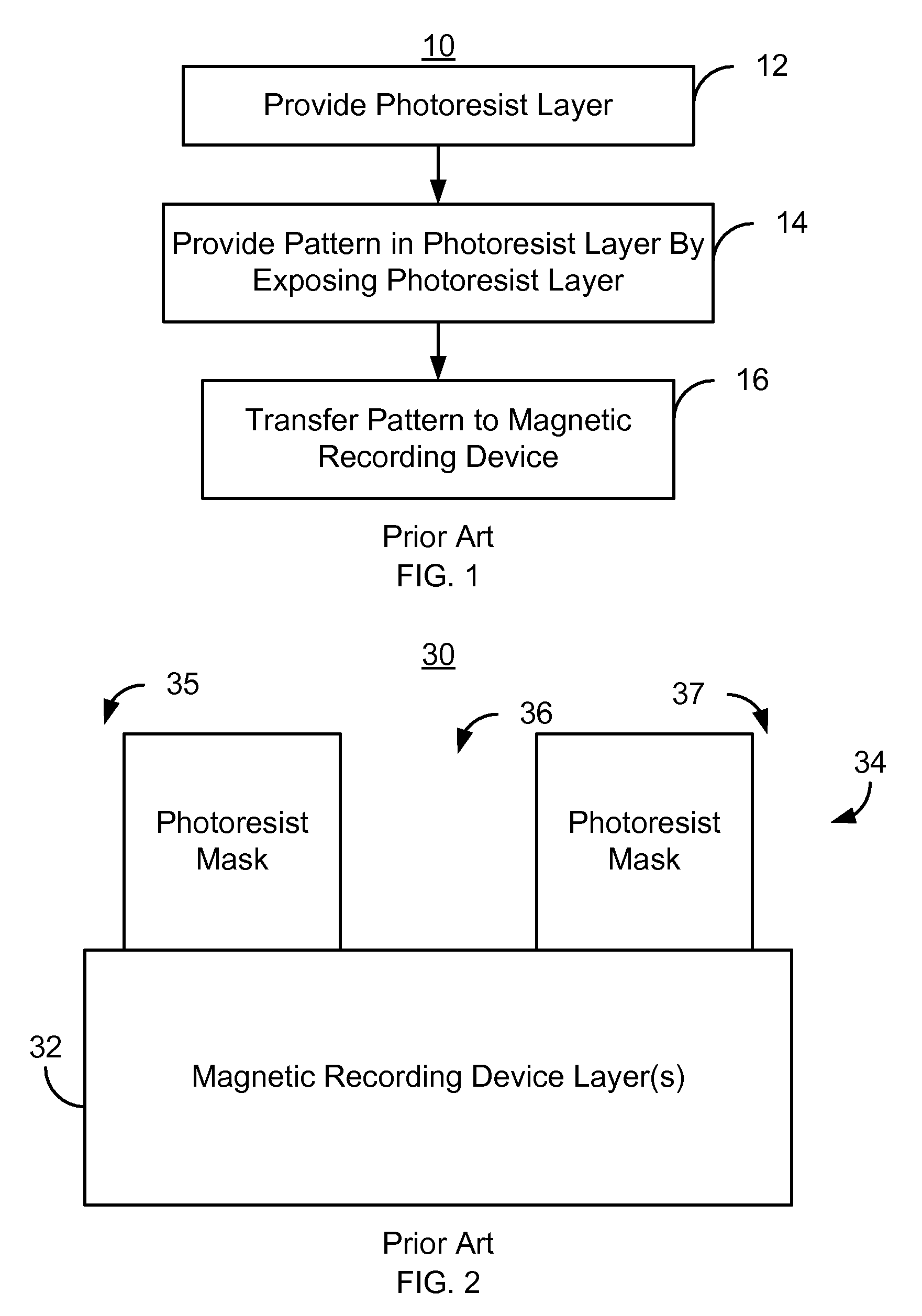 Methods for fabricating a magnetic recording device