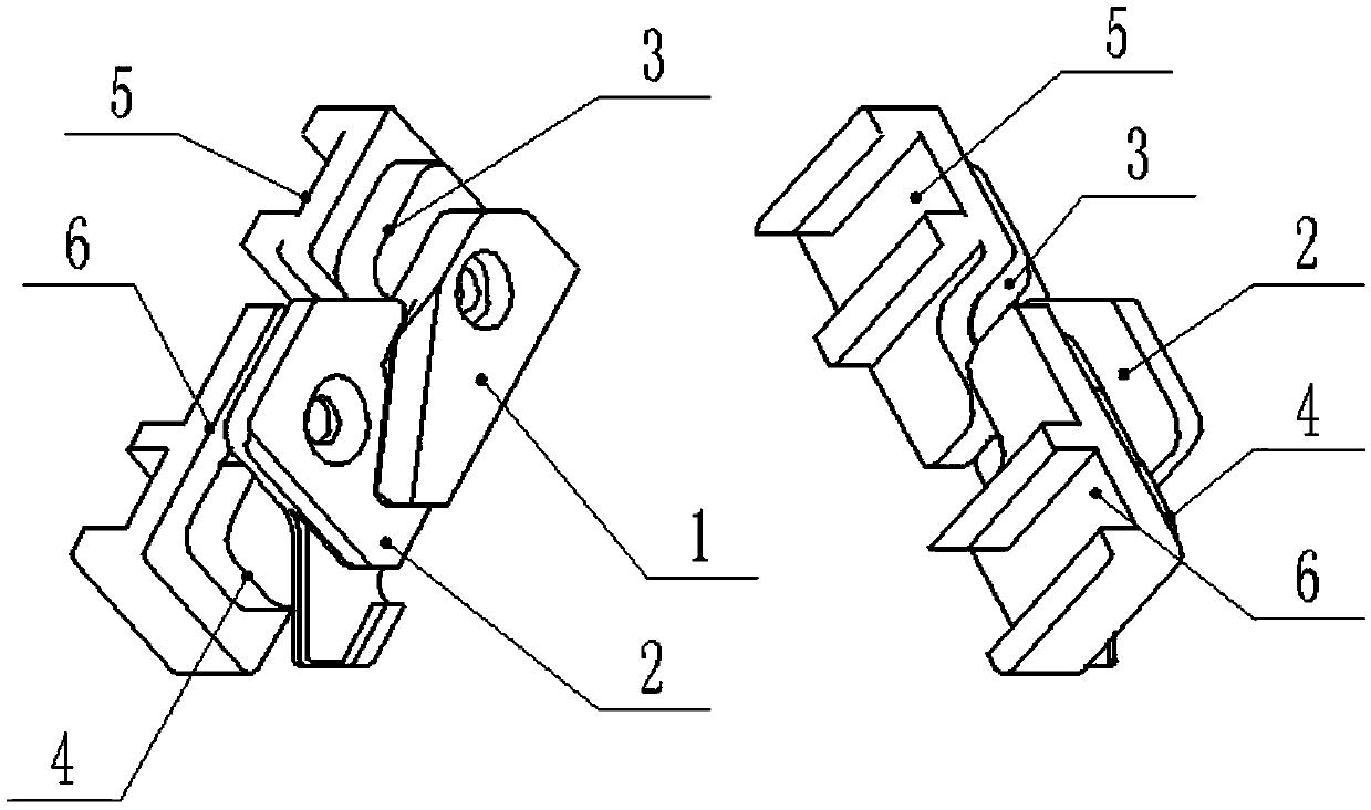 Dual-density triangular bottom plate for horizontal knitting machine