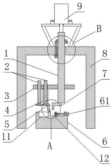 Mechanism for pin width bending with easy control of the amount of bending