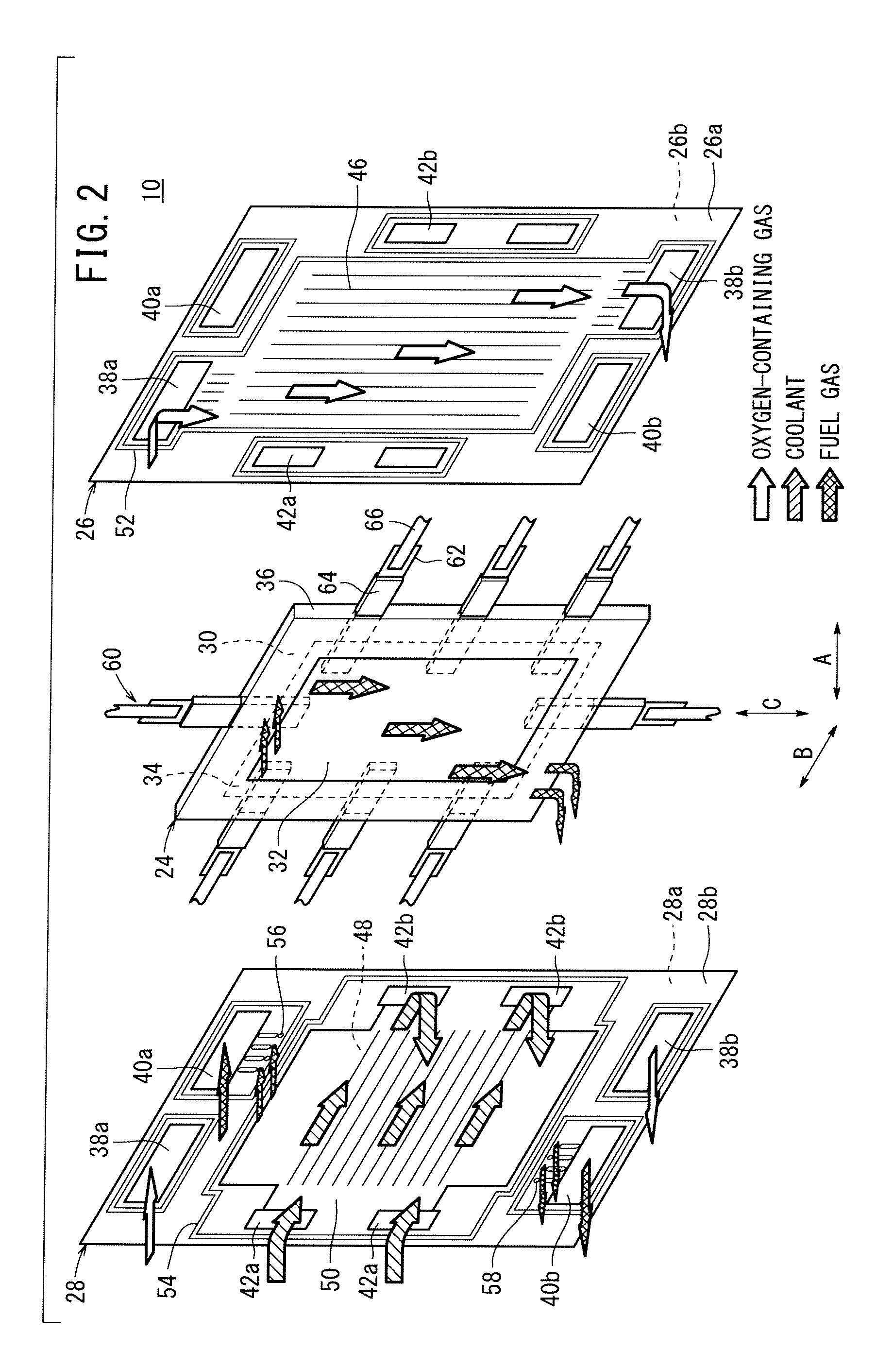 Fuel cell and method of operating the fuel cell
