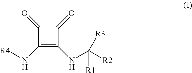 Novel disubstituted 3,4-diamino-3-cyclobutene-1,2-dione compounds for use in the treatment of chemokine-mediated diseases