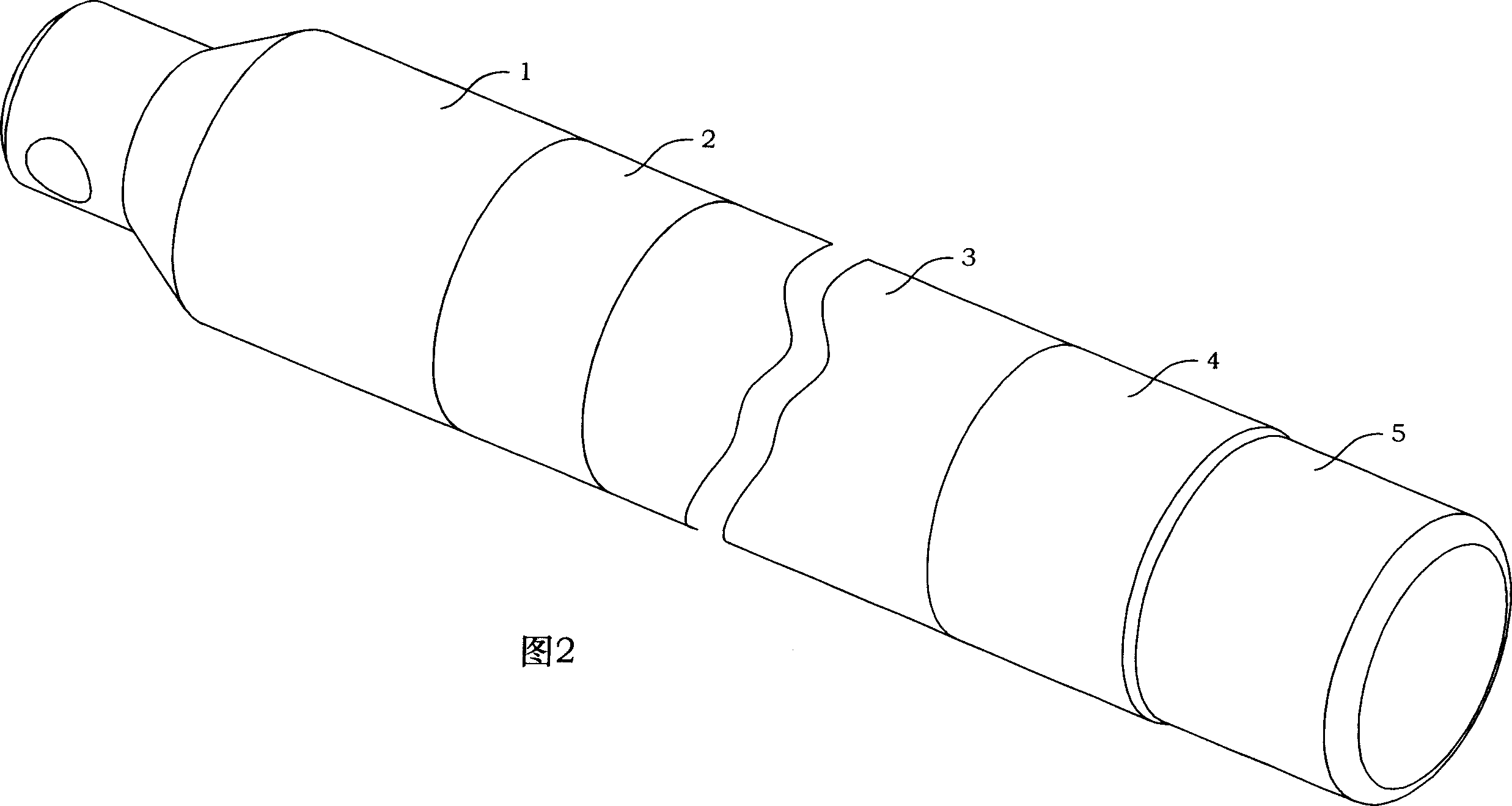 Strapdown type hole drilling inclinometer based on magnetic resistance and inclination sensor