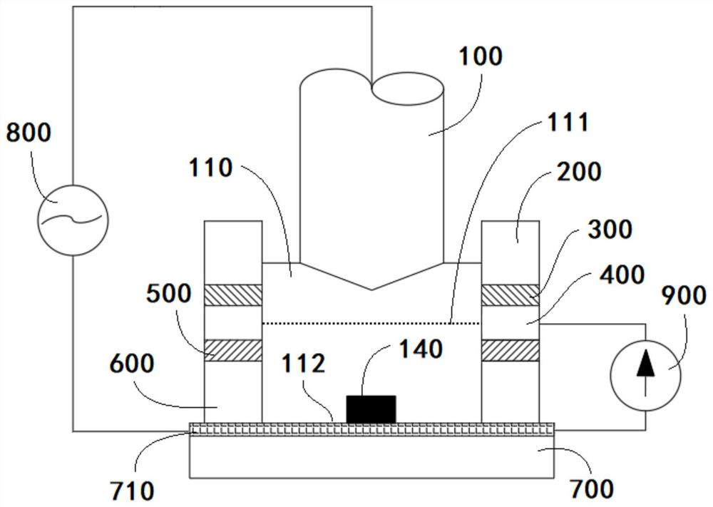 Electroslag remelting device and method for refining electroslag ingot solidification structure through dual-power-supply coupling