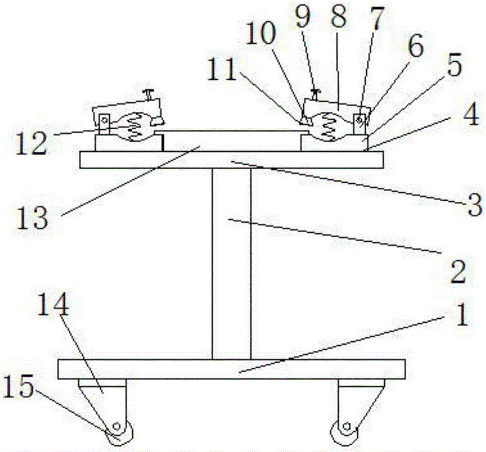 More stable medical tray carriage