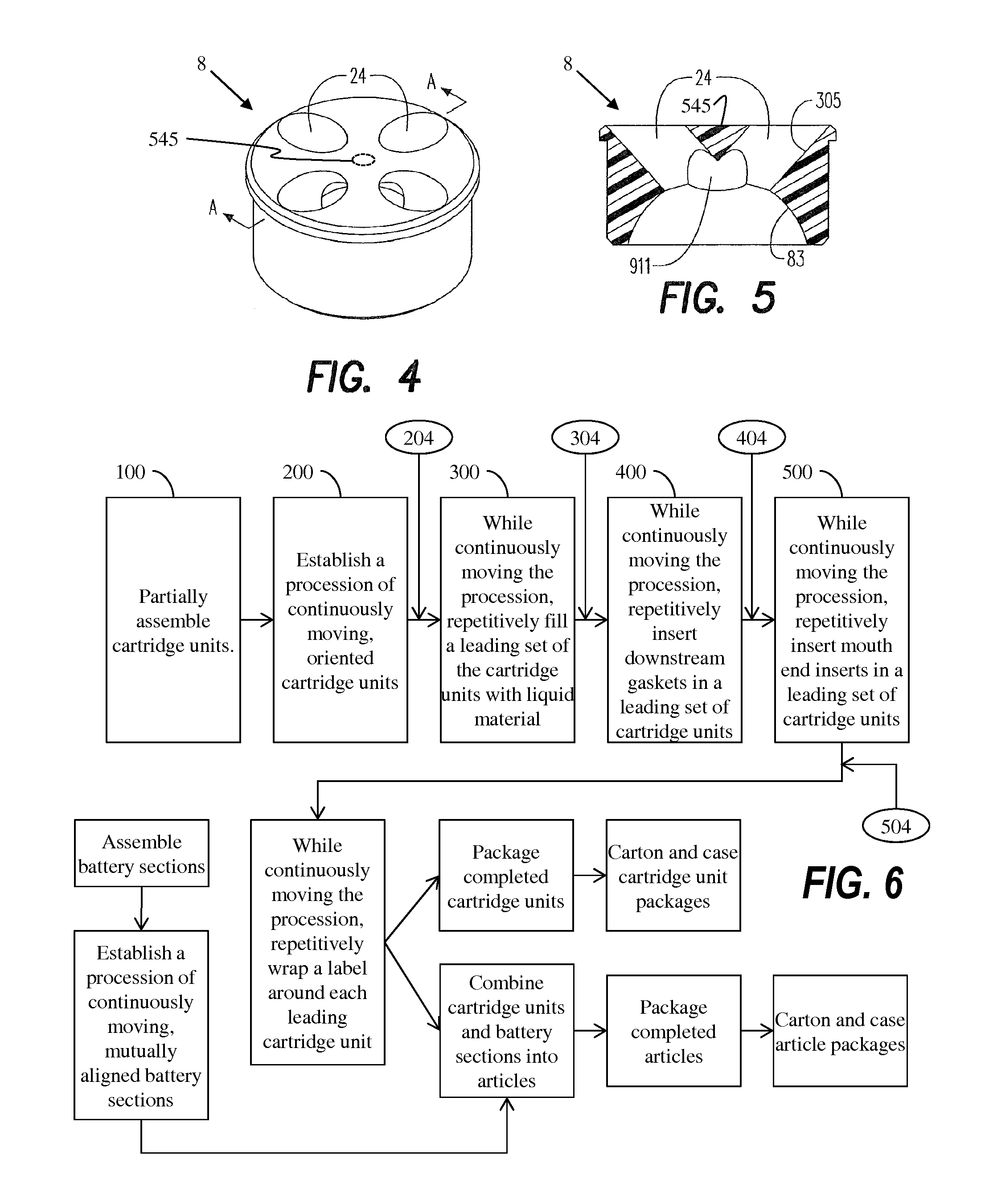 Method and system for the automated production of e-vapor devices