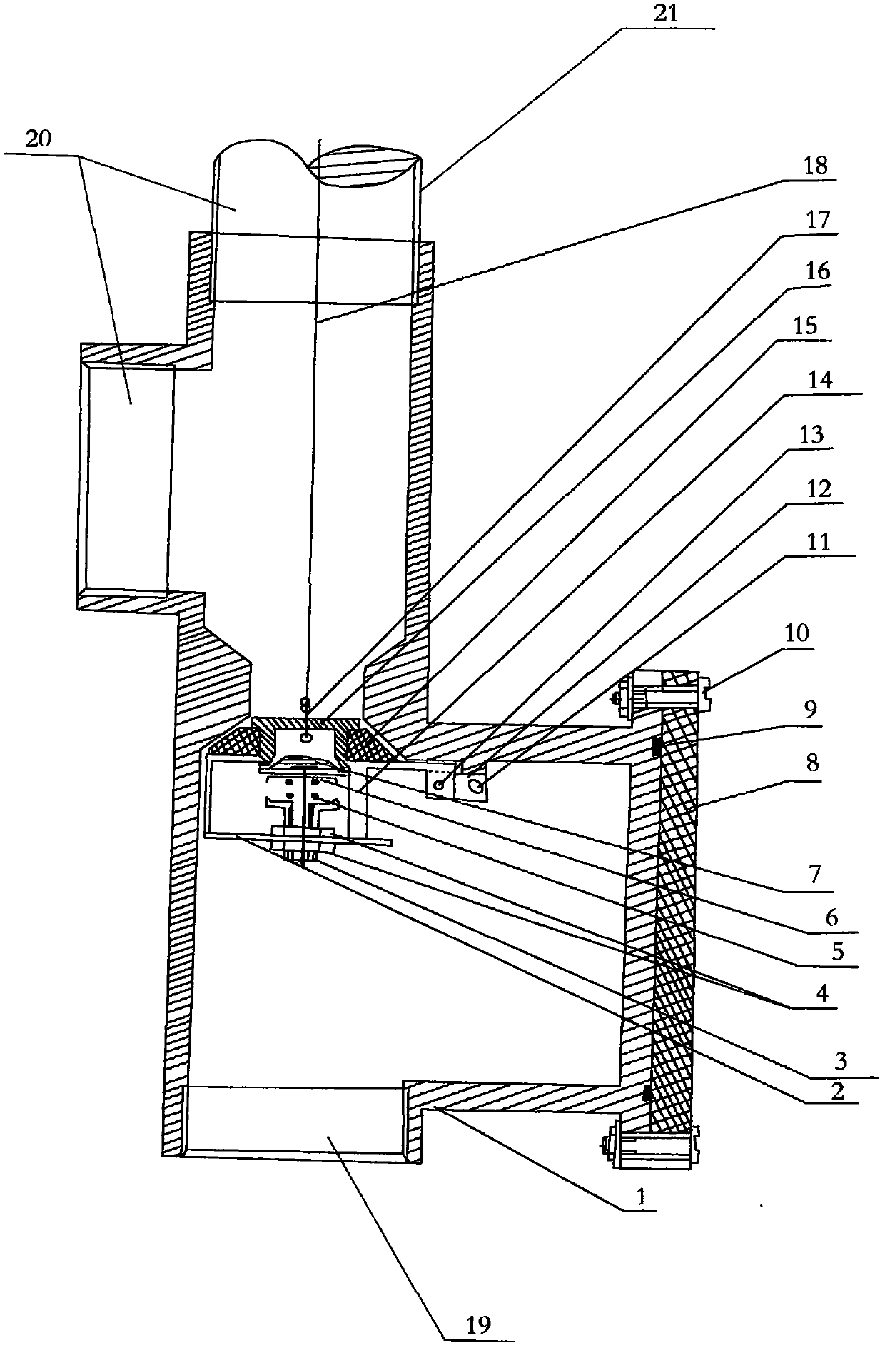 High level liquid control device