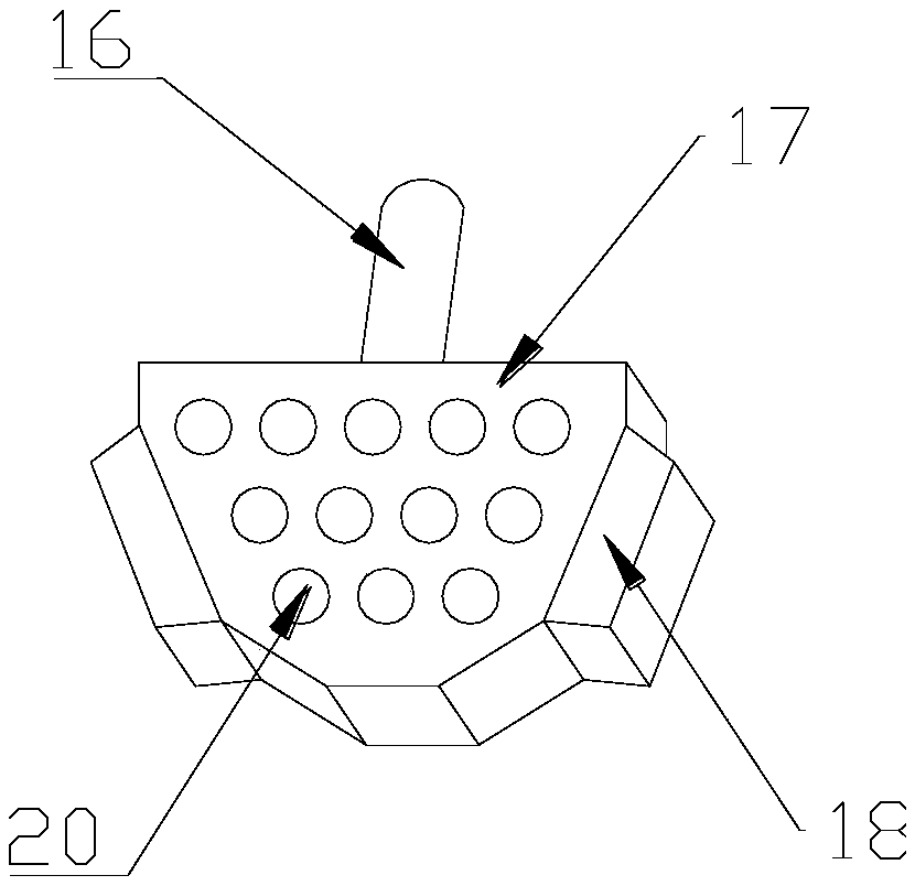 Anti-adhesive material stirring device for novel material production