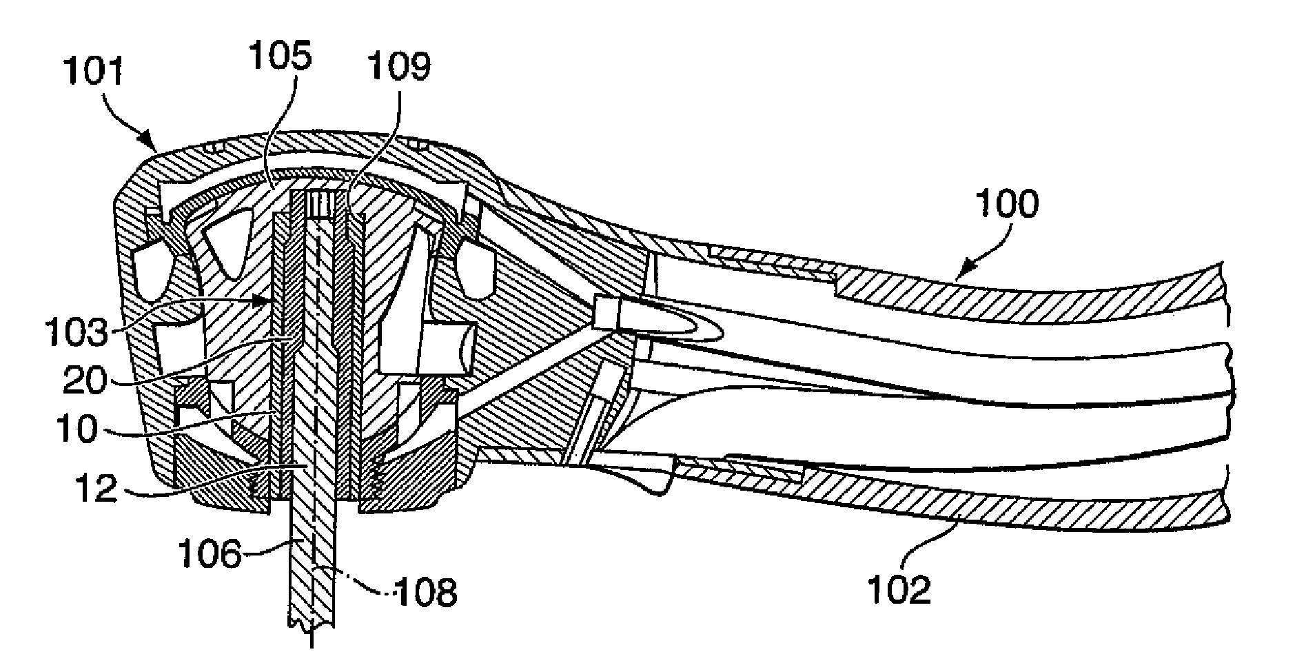 Bur for Adjustable Tool Drive Arrangement