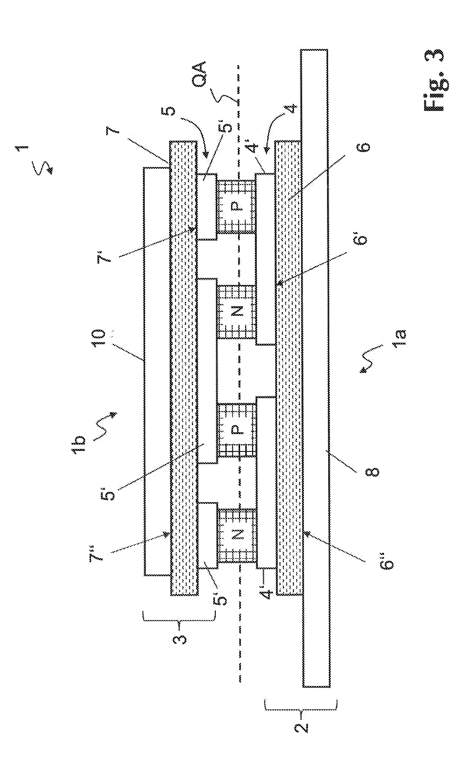 Thermoelectric generator module, metal-ceramic substrate and method of producing such a metal-ceramic substrate
