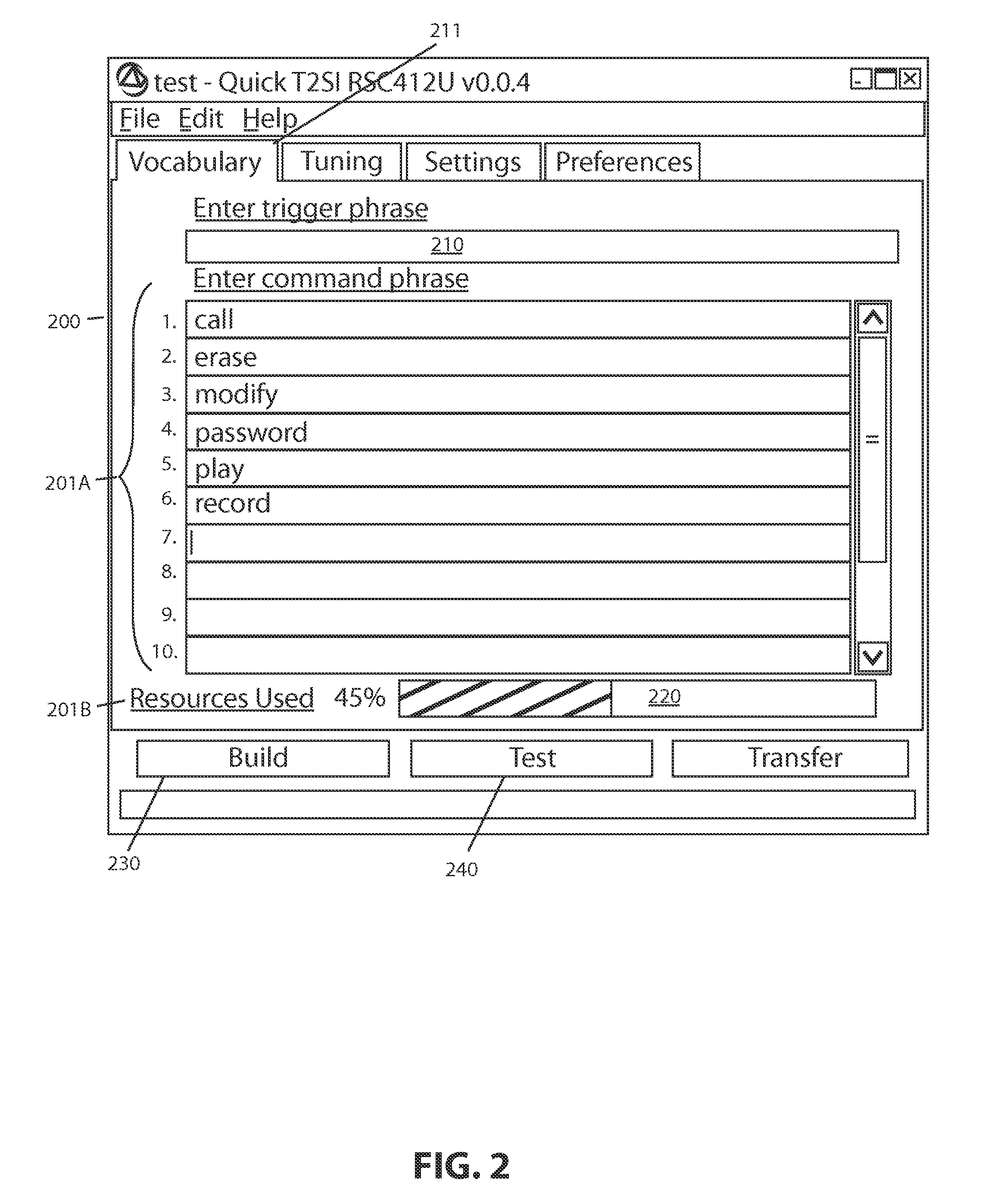Method and apparatus of specifying and performing speech recognition operations