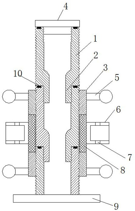 Connecting piece for fabricated building