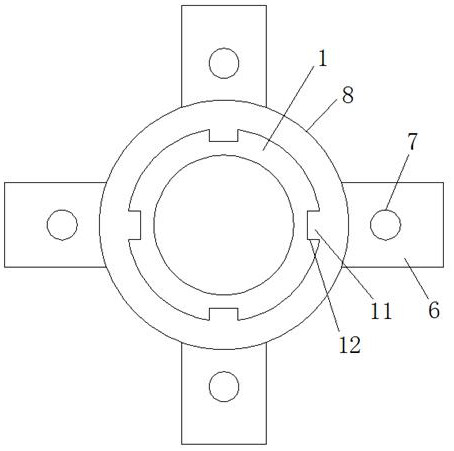 Connecting piece for fabricated building