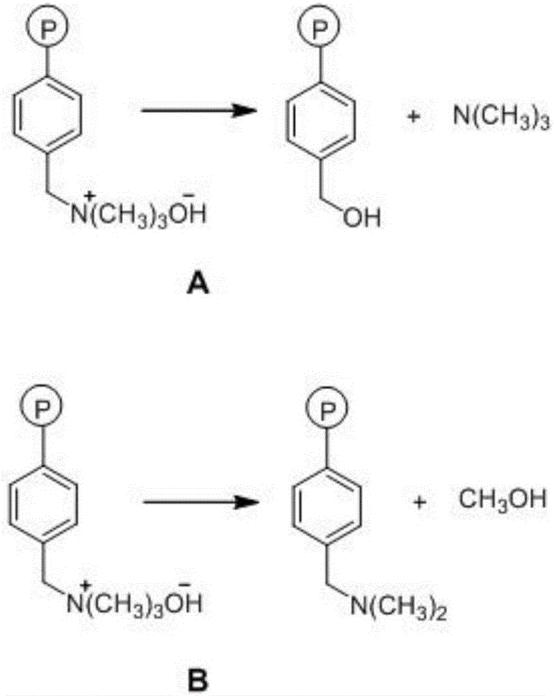 Method for preparing high-temperature and strong alkali resistant type anion exchange resin