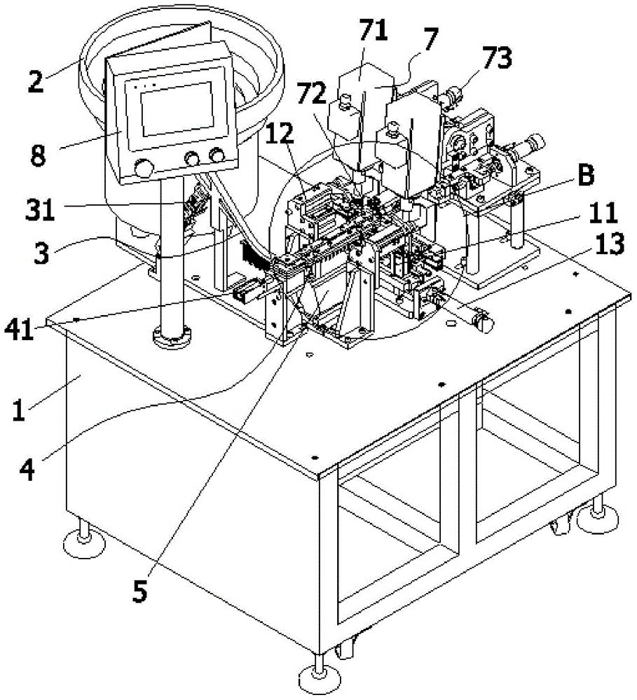 Carbon brush front face grinding machine