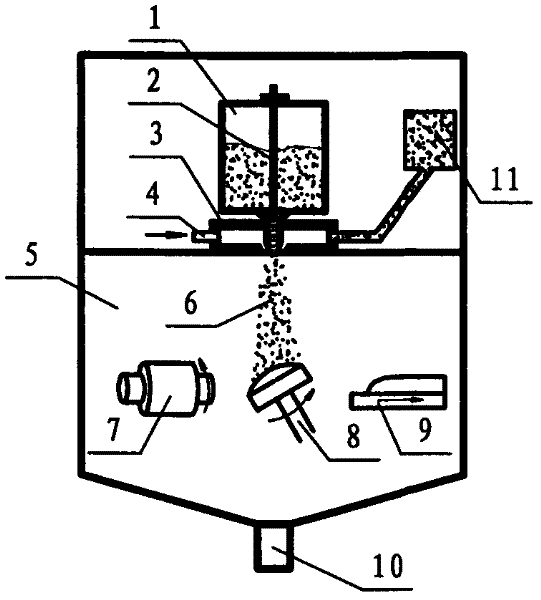 Method and system for preparing particle-reinforced metal-based composite material through injection molding