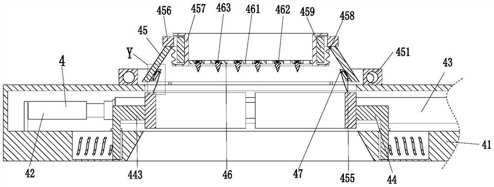 An environment-friendly sulfuric acid production flue gas treatment device